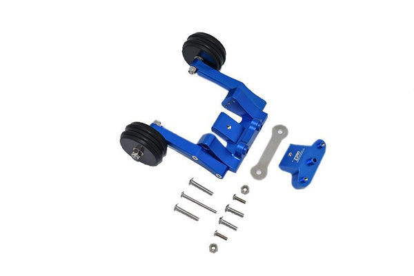 Traxxas Hoss 4X4 VXL (90076-4) Aluminum Rear Adjustable Wheelie - 12Pc Set Blue