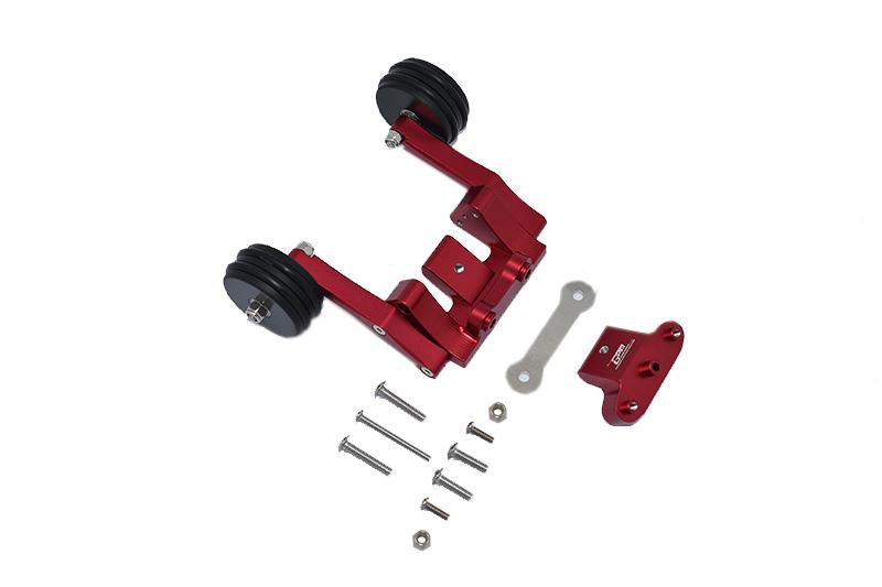 Traxxas Hoss 4X4 VXL (90076-4) Aluminum Rear Adjustable Wheelie - 12Pc Set Red