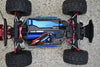 Aluminum Front & Rear Tie Rods With Stabilizer For 1/10 Traxxas HOSS 4X4 VXL 90076-4 - 24Pc Set Black