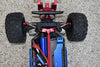 Aluminum Front & Rear Tie Rods With Stabilizer + Center Brace Bar & Mount For 1/10 Traxxas HOSS 4X4 VXL 90076-4 - 31Pc Set Orange