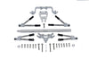 Aluminum Front & Rear Tie Rods With Stabilizer + Center Brace Bar & Mount For 1/10 Traxxas HOSS 4X4 VXL 90076-4 - 31Pc Set Silver