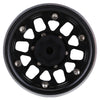 52*28mm Beadlock 1.9" Alloy Wheel Rim Hub for 1/10 RC Crawler Axial SCX10 90046 Traxxas TRX4 Redcat Gen8 - 4Px Black