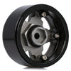 Metal 1.9" Beadlock 5-Spokes Wheel Rim Hub for 1/10 RC Crawler Traxxas TRX4 Axial SCX10 90046 Defender D90 D110 - 4Pc Set Grey