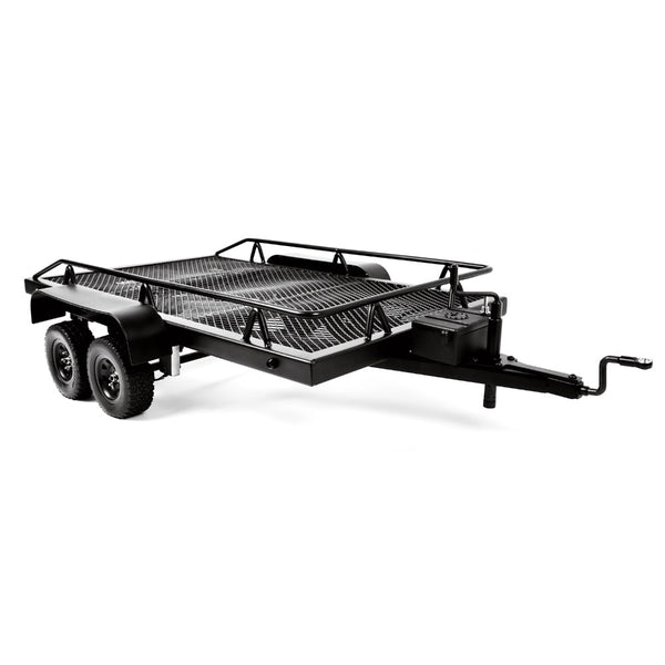 450*260MM Metal Trailer for 1/10 RC Car Crawler Axial SCX10 90046 AXI03007 Traxxas TRX-4 MST Redcat - 1 Set