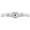 CNC Aluminum Front & Rear Axle Housing For 1/6 RC Crawler Car Axial SCX6 Jeep JLU Wrangler Upgrade Parts - Silver