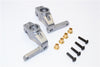 Vaterra K5 Blazer Ascender Aluminum Front Knuckle Arm - 1Pr Set Gray Silver