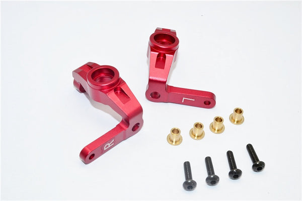 Vaterra K5 Blazer Ascender Aluminum Front Knuckle Arm - 1Pr Set Red