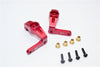 Vaterra K5 Blazer Ascender Aluminum Front Knuckle Arm - 1Pr Set Red
