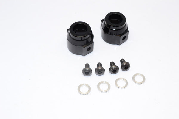 Vaterra K5 Blazer Ascender Aluminum Rear Hub Carrier - 1Pr Set Black