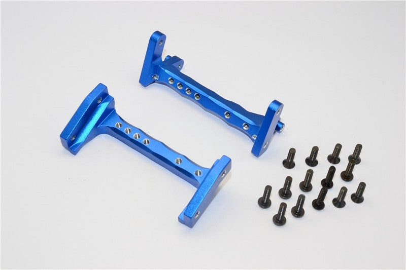 Vaterra K5 Blazer Ascender Aluminum Servo Mount - 2Pcs Set Blue
