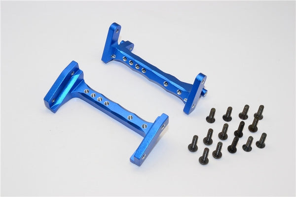 Vaterra K5 Blazer Ascender Aluminum Servo Mount - 2Pcs Set Blue