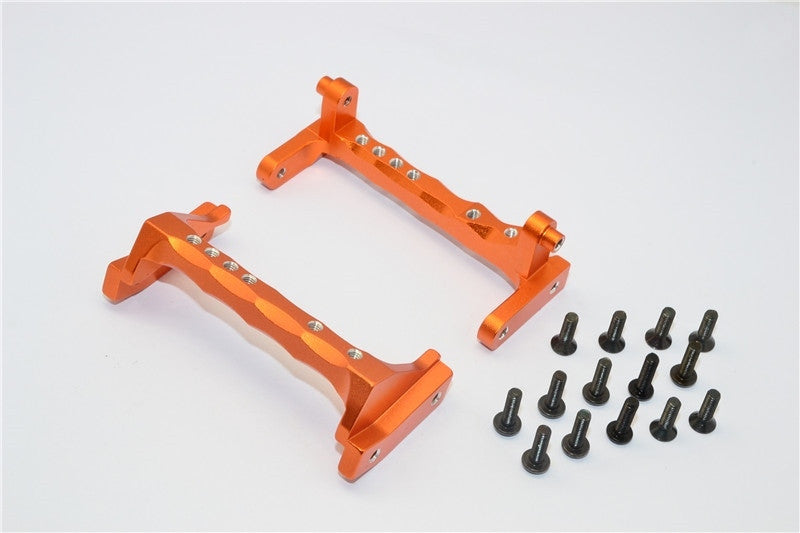 Vaterra K5 Blazer Ascender Aluminum Servo Mount - 2Pcs Set Orange