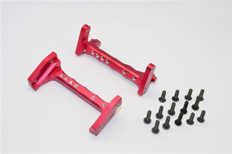 Vaterra K5 Blazer Ascender Aluminum Servo Mount - 2Pcs Set Red