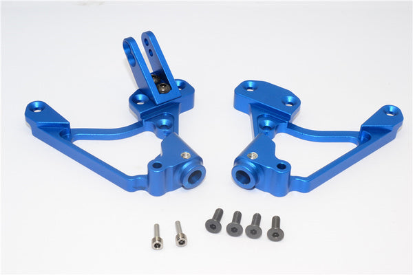 Vaterra K5 Blazer Ascender Aluminum Front Shock Tower - 2Pcs Set Blue