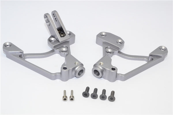 Vaterra K5 Blazer Ascender Aluminum Front Shock Tower - 2Pcs Set Gray Silver