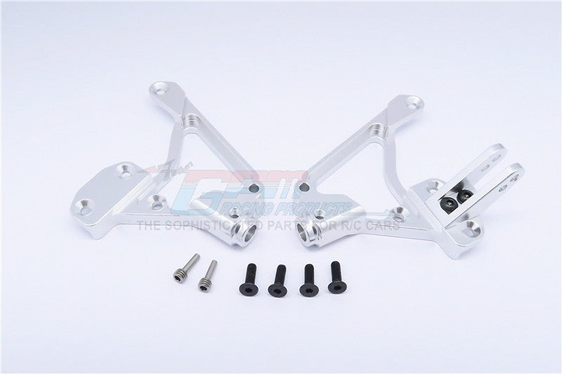 Vaterra K5 Blazer Ascender Aluminum Front Shock Tower - 2Pcs Set Silver