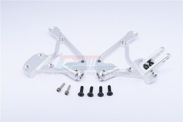 Vaterra K5 Blazer Ascender Aluminum Front Shock Tower - 2Pcs Set Silver