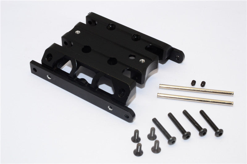 Vaterra K5 Blazer Ascender Aluminum Center Gear Box Bottom Mount - 1Pc Set Black