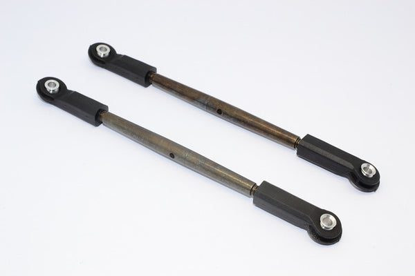 Vaterra K5 Blazer Ascender Spring Steel 4mm Anti-Thread Front Upper Link (80mm Long) - 1Pr Set