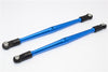 Vaterra K5 Blazer Ascender Aluminum 4mm Anti-Thread Rear Lower Link (125mm Long) - 1Pr Blue
