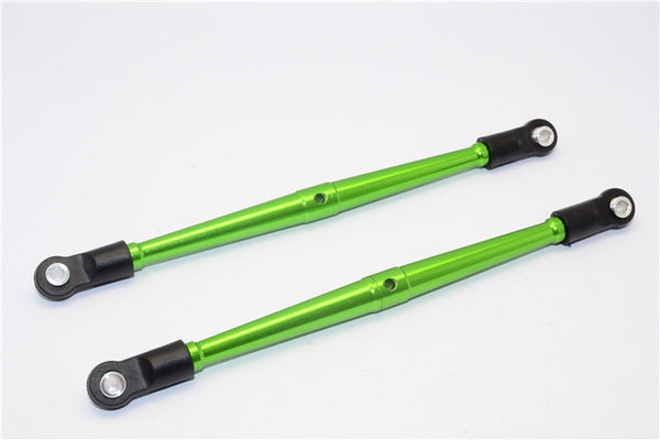 Vaterra K5 Blazer Ascender Aluminum 4mm Anti-Thread Rear Lower Link (125mm Long) - 1Pr Green