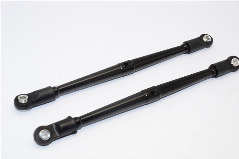 Vaterra K5 Blazer Ascender Aluminum 4mm Anti-Thread Rear Upper Link (125mm Long) - 1Pr Black