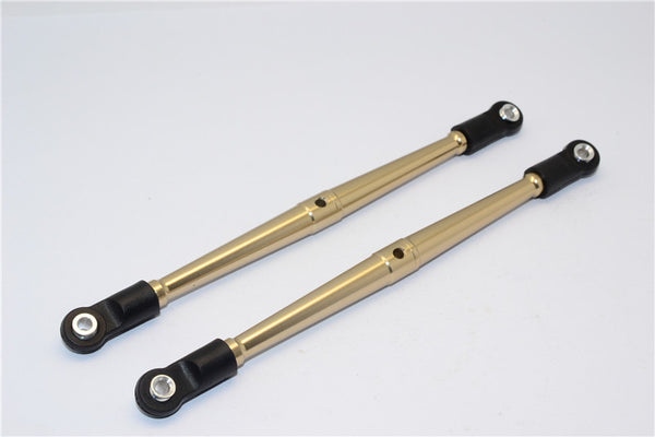 Vaterra K5 Blazer Ascender Aluminum 4mm Anti-Thread Rear Upper Link (125mm Long) - 1Pr Titanium