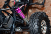 Vaterra K5 Blazer Ascender Aluminum Front/Rear Adjustable Damper With Plastic Ball Top - 1Pr Set Gray Silver