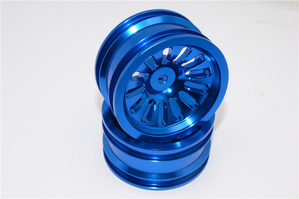 Vaterra K5 Blazer Ascender Aluminum Front/Rear 13 Poles Rims - 1Pr Blue