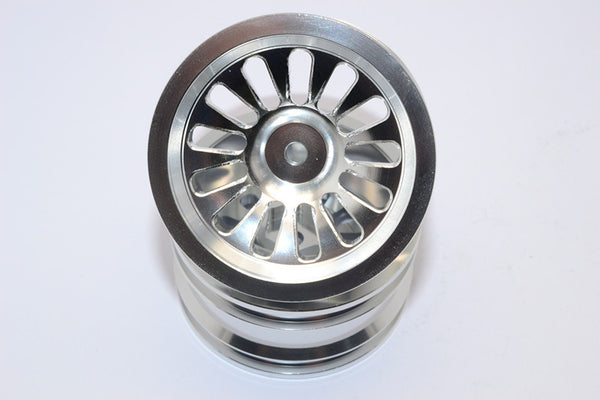 Vaterra K5 Blazer Ascender Aluminum Front/Rear 13 Poles Rims - 1Pr Silver