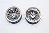 Vaterra K5 Blazer Ascender Aluminum Front/Rear 13 Poles Rims With Silver Lining - 1Pr Gray Silver