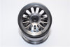 Vaterra K5 Blazer Ascender Aluminum Front/Rear 13 Poles Rims With Silver Lining - 1Pr Gray Silver