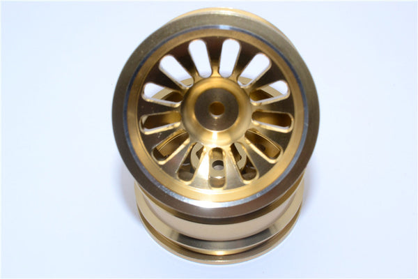 Vaterra K5 Blazer Ascender Aluminum Front/Rear 13 Poles Rims With Silver Lining - 1Pr Titanium