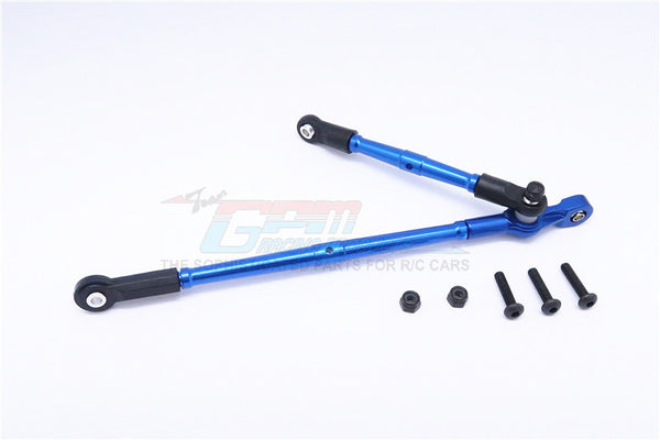 Vaterra K5 Blazer Ascender Aluminum Steering Tie Rod - 2Pcs Set Blue