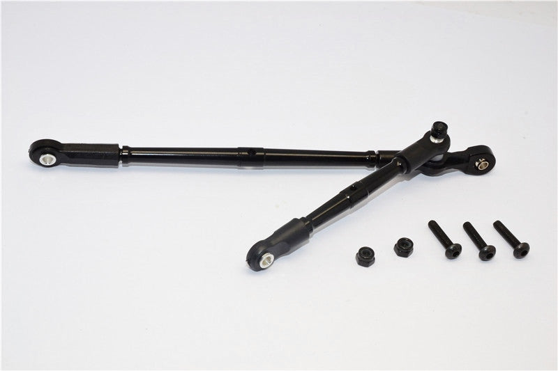 Vaterra K5 Blazer Ascender Aluminum Steering Tie Rod - 2Pcs Set Black