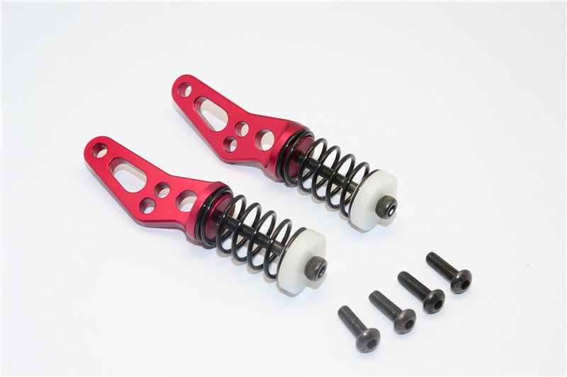 Vaterra K5 Blazer Ascender Aluminum Front Bumper Absorber - 1 Set Red