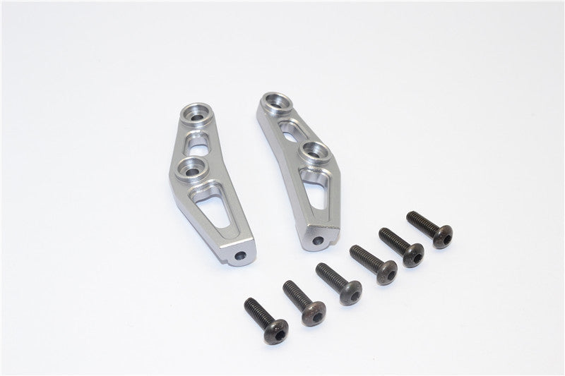 Vaterra K5 Blazer Ascender Aluminum Front Bumper Absorber - 1 Set Gray Silver