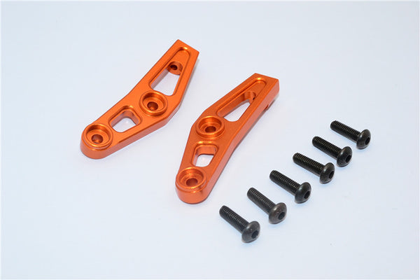 Vaterra K5 Blazer Ascender Aluminum Front Bumper Absorber - 1 Set Orange