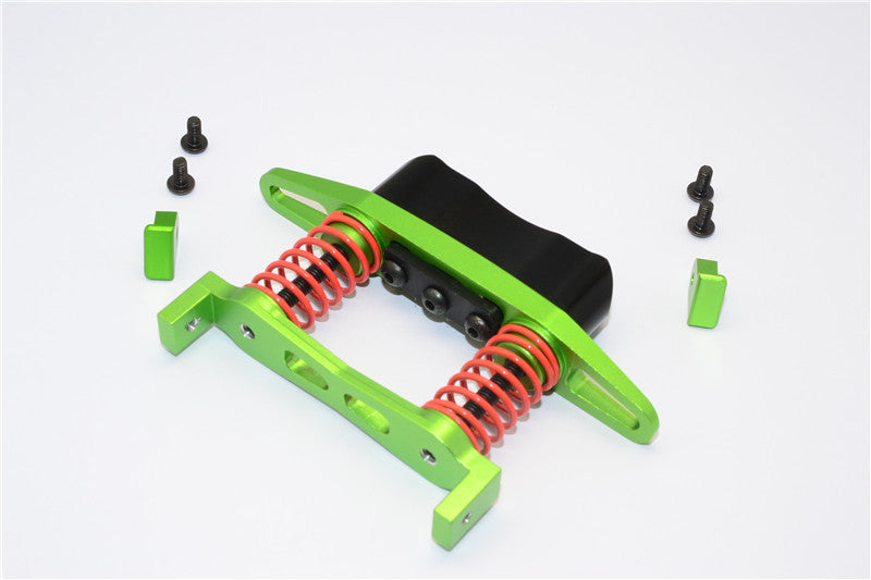 Vaterra K5 Blazer Ascender Aluminum Rear Bumper Absorber - 1 Set Green