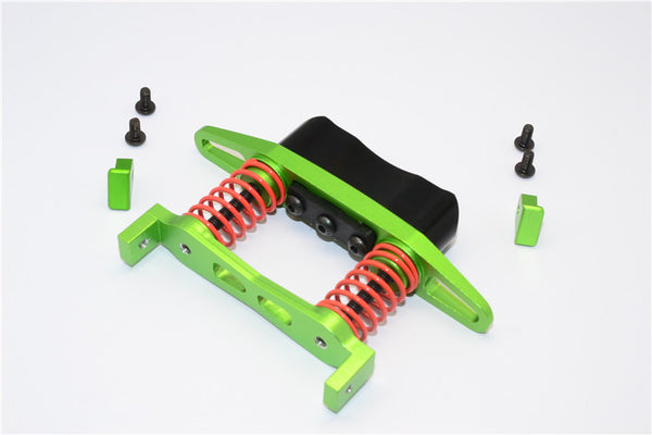 Vaterra K5 Blazer Ascender Aluminum Rear Bumper Absorber - 1 Set Green