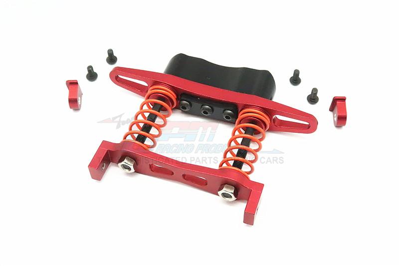 Vaterra K5 Blazer Ascender Aluminum Rear Bumper Absorber - 1 Set Red