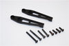 Vaterra K5 Blazer Ascender Aluminum Rear Bumper Mount - 2 Pcs Set Black