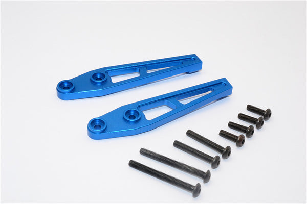 Vaterra K5 Blazer Ascender Aluminum Rear Bumper Mount - 2 Pcs Set Blue