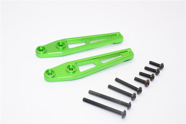 Vaterra K5 Blazer Ascender Aluminum Rear Bumper Mount - 2 Pcs Set Green