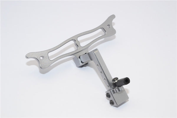 Vaterra K5 Blazer Ascender Aluminum Adjustable Tow Hitch - 3Pcs Set Gray Silver
