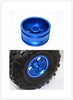 Vaterra K5 Blazer Ascender Aluminum Front/Rear 6 Poles Rims With Silver Lining - 1Pr Orange