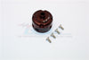 Thunder Tiger Truck K-ROCK MT4-G5 Brushless Aluminum Front/Rear Diff Case - 1 Set Brown