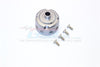 Thunder Tiger Truck K-ROCK MT4-G5 Brushless Aluminum Front/Rear Diff Case - 1 Set Gray Silver