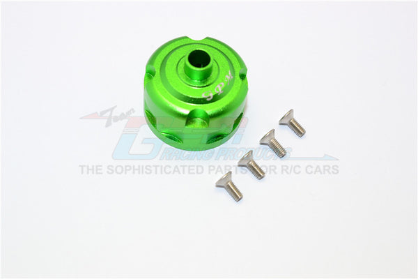 Thunder Tiger Truck K-ROCK MT4-G5 Brushless Aluminum Front/Rear Diff Case - 1 Set Green