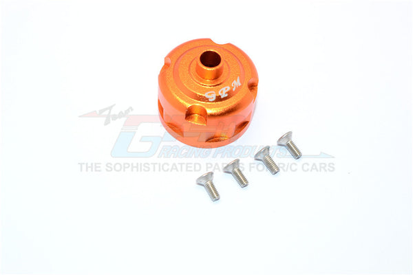 Thunder Tiger Truck K-ROCK MT4-G5 Brushless Aluminum Front/Rear Diff Case - 1 Set Orange